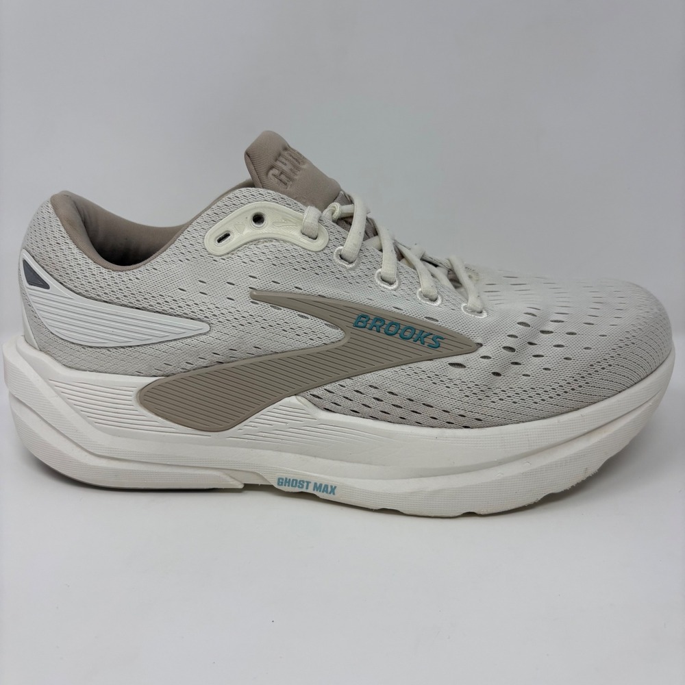 Brooks Ghost Max 3 Mens Size 10 Extra Wide Grey White Athletic Running Shoes
